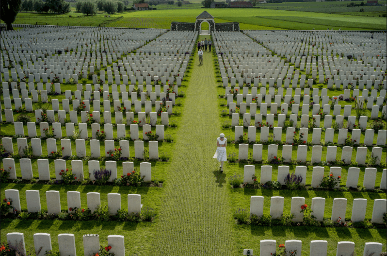 Tyne Cot Cemetery, Belgium 06/07/2014 Almost a century after World War I erupted, people visited a cemetery where nearly 12,000 soldiers are buried. Tomás Munita for The New York Times