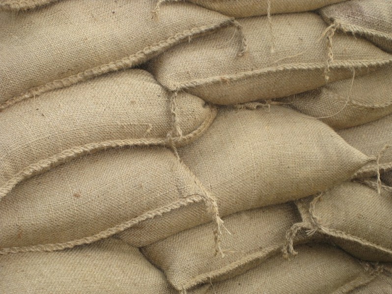 Sand Bags Elbe Flood 2013 Jute Bags